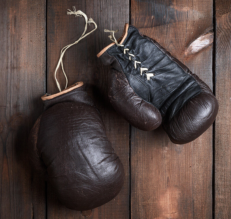 The story behind the boxing gloves